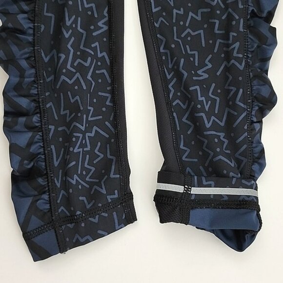 Lululemon Seawheeze 2015 Speed Tight III Legging Black Blue 28" Inseam Size 4 - Picture 11 of 14